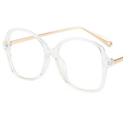 Modne anti-plave naočale Unisex optičke naočale Retro ovalne naočale Jednostavnost Naočale s velikim okvirom