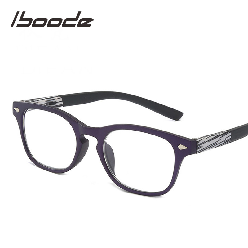 iboode Wood Grain skaitymo akiniai moterims Vyrų mada Presbyopia Presbyopical Eye Akiniai Vyriški Moteriška Dioptrija + 1,50 2,5 3,5