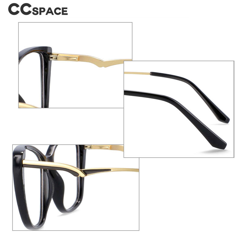 54025 Котешко око Anti Blue Light TR90 Рамки за оптични очила Пролетни крака Дамски модни компютърни очила