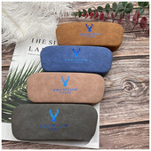 Kompresijska baršunasta kožna futrola za kratkovidne naočale Bullet Buckle Optička kratkovidna željezna kutija Studentska jednostavna kutija za sunčane naočale Kutija za pohranu