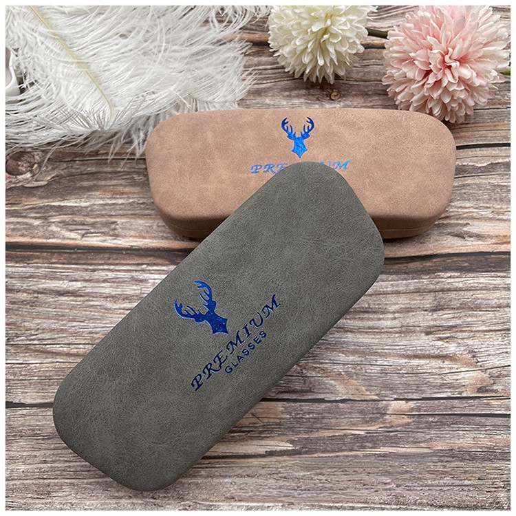 Kompresijska baršunasta kožna futrola za kratkovidne naočale Bullet Buckle Optička kratkovidna željezna kutija Studentska jednostavna kutija za sunčane naočale Kutija za pohranu