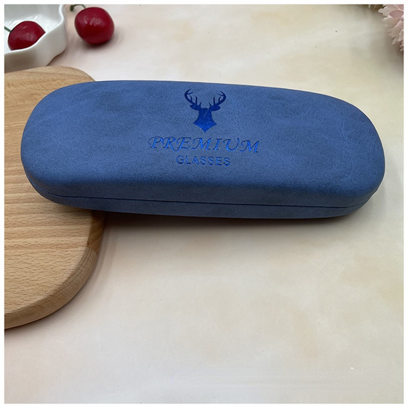 Kompresijska baršunasta kožna futrola za kratkovidne naočale Bullet Buckle Optička kratkovidna željezna kutija Studentska jednostavna kutija za sunčane naočale Kutija za pohranu
