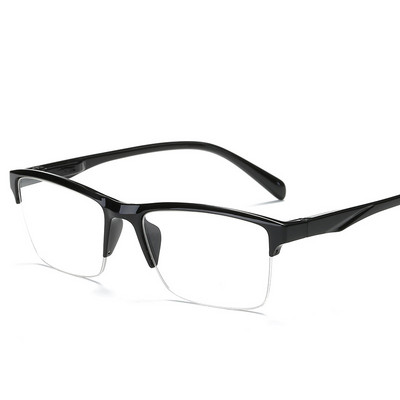 Ochelari de lectură cu jumătate de cadru Ochelari de prezbiopie +0,75 până la +4,0 Ochelari pentru bărbați Ochelari de vedere unisex Ochelari de lectură Bărbați FEMEI