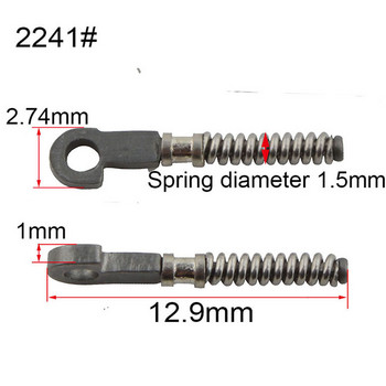 100PCS Пружинен винт за очила за ремонт на счупени гъвкави дужки на очила, счупена пружинна резервна част