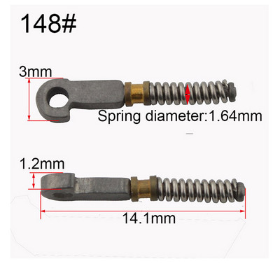  Opružni vijak za naočale za popravak slomljenih savitljivih drški naočala slomljen zamjenski dio opruge