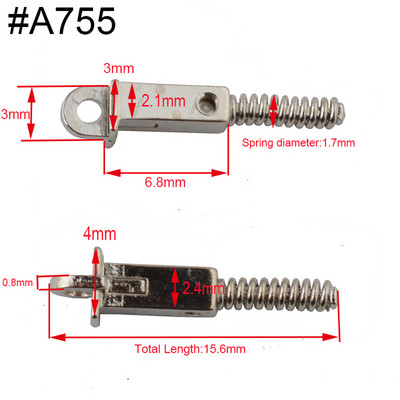  Opružni vijak za naočale za popravak slomljenih savitljivih drški naočala slomljen zamjenski dio opruge