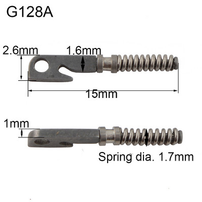  Opružni vijak za naočale za popravak slomljenih savitljivih drški naočala slomljen zamjenski dio opruge