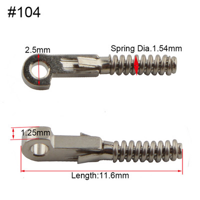  Opružni vijak za naočale za popravak slomljenih savitljivih drški naočala slomljen zamjenski dio opruge