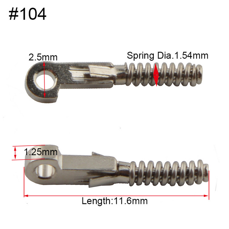  Opružni vijak za naočale za popravak slomljenih savitljivih drški naočala slomljen zamjenski dio opruge