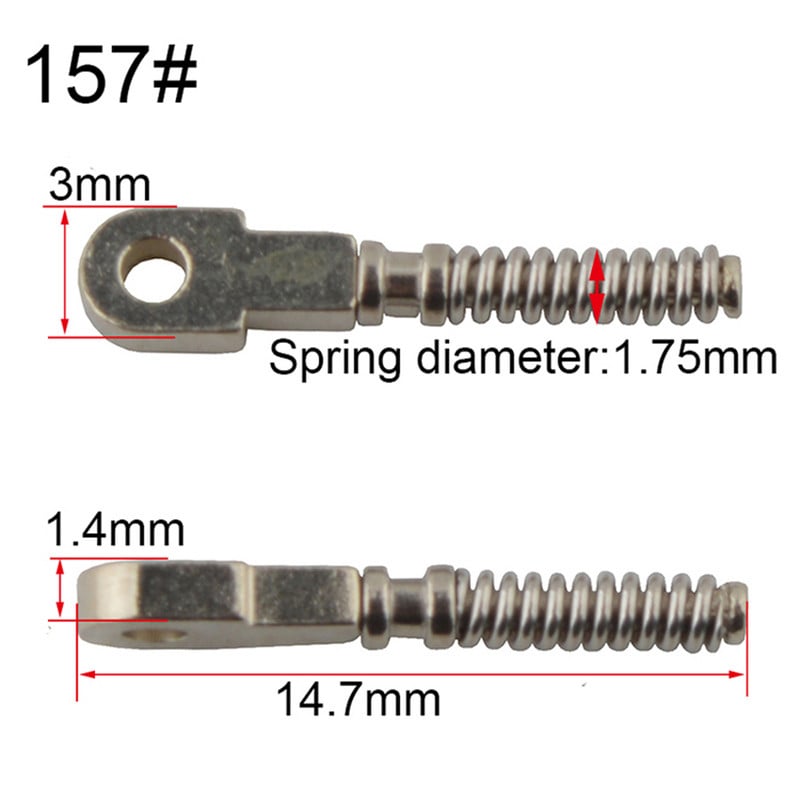  Opružni vijak za naočale za popravak slomljenih savitljivih drški naočala slomljen zamjenski dio opruge