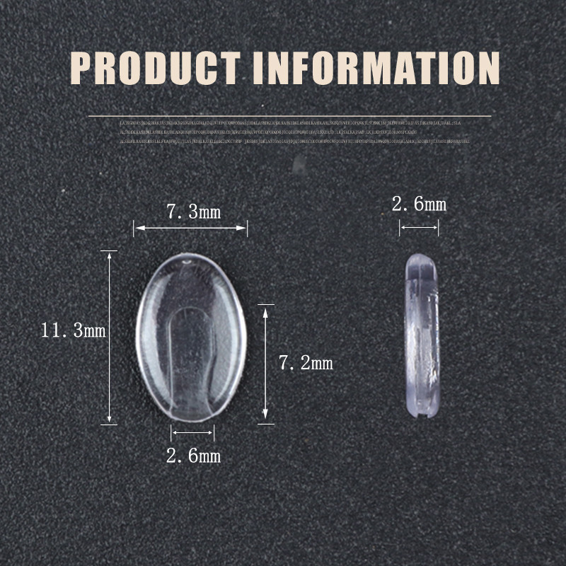 COLOUR_MAX Tampoane pentru nas pentru ochelari 5 perechi Ochelari cu fixare Piesă pentru nas Tampoane pentru nas din silicon moale Protecție pentru nas anti-alunecare