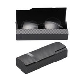 1PC Kutija od imitacije drvenog zrna za naočale, sunčane naočale Unisex modna zaštita za naočale Tvrda ručno izrađena prijenosna četvrtasta preklopna torbica