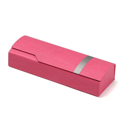 1PC Kutija od imitacije drvenog zrna za naočale, sunčane naočale Unisex modna zaštita za naočale Tvrda ručno izrađena prijenosna četvrtasta preklopna torbica