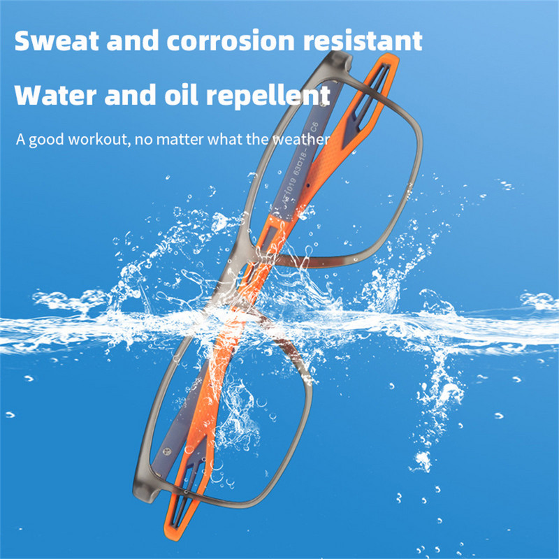 Elbru Ochelari pentru miopie pentru computer anti-lumină albastră, femei, bărbați, ultraușoare, TR90, sport, anti-alunecare, pentru miopie, dioptrii 0-50-400