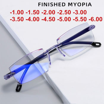 Τελειωμένα Γυαλιά Μυωπίας Μόδα Γυναικεία Ανδρικά Οπτικά Αντι μπλε Φως Συνταγογραφούμενα Γυαλιά Μυωπίας -1,0-1,5-2,0Έως-6,0