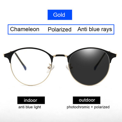 YOOSKE 3 in 1 mood polariseeritud prillid naiste sinise valguse fotokroomsed päikeseprillid meeste 2021 kameeleonläätsed prillide raam UV