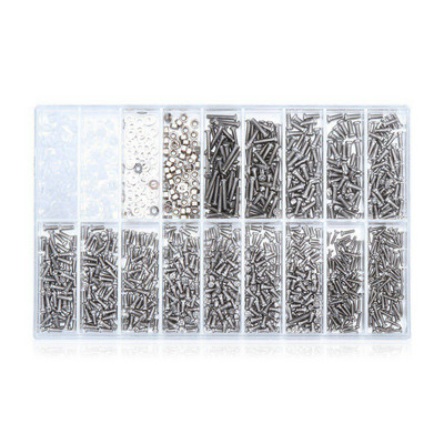 1Set Naočale Sunčane naočale Naočale Sat Sitni vijci Matica Asortiman Alat za popravak Razni komplet koji se koristi za pričvršćivanje naočala/satova