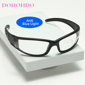 Novi prozirni okvir za računalne naočale Žene Muškarci Četvrtaste naočale protiv plave svjetlosti Zaštitne naočale Naočale za optičke naočale