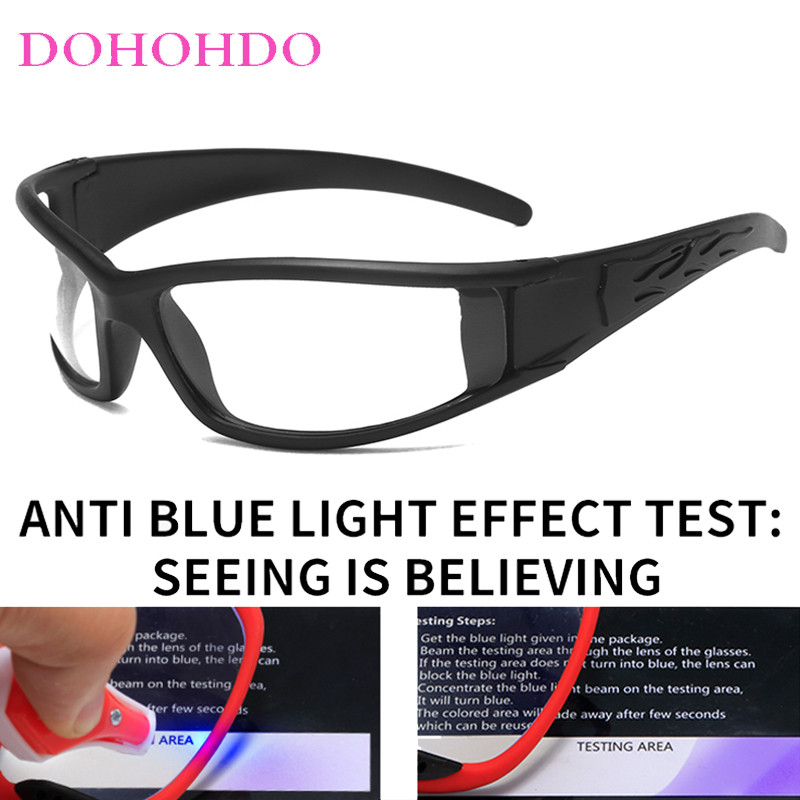 Novi prozirni okvir za računalne naočale Žene Muškarci Četvrtaste naočale protiv plave svjetlosti Zaštitne naočale Naočale za optičke naočale