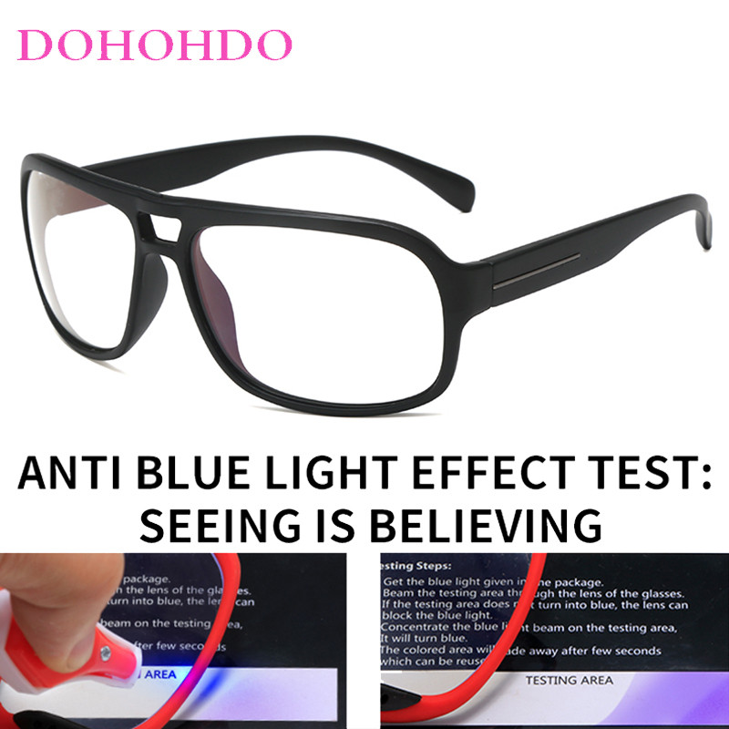 Novi prozirni okvir za računalne naočale Žene Muškarci Četvrtaste naočale protiv plave svjetlosti Zaštitne naočale Naočale za optičke naočale