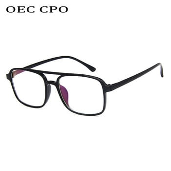 OEC CPO Anti Blue Light Blocking Filter Reduces Digital Eye Strain Модни мъжки оптични очила Frame Clear Lens Eyewear O407