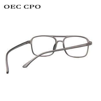 OEC CPO Anti Blue Light Blocking Filter Reduces Digital Eye Strain Модни мъжки оптични очила Frame Clear Lens Eyewear O407