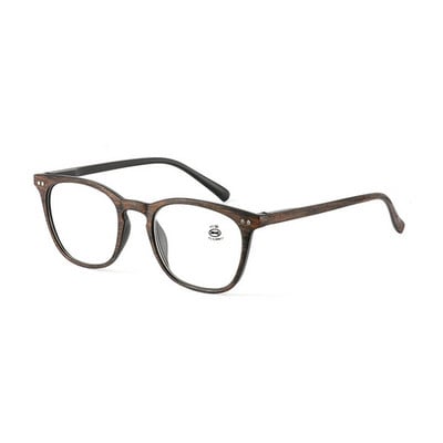 Zilead imitație lemn plastic ochelari de lectură femei și bărbați rășină ochelari prezbiopie HD unisex dioptrie+1.0+1.5+2.0+2.5+3.0+3.5 +4.0