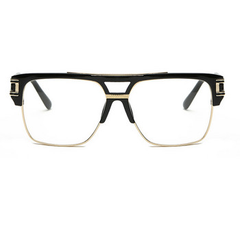 Марка ALOZ MICC Модни дамски рамки за очила Винтидж Мъжки големи очила с прозрачни стъкла Мъжки рамки за очила Ацетатни очила Q15