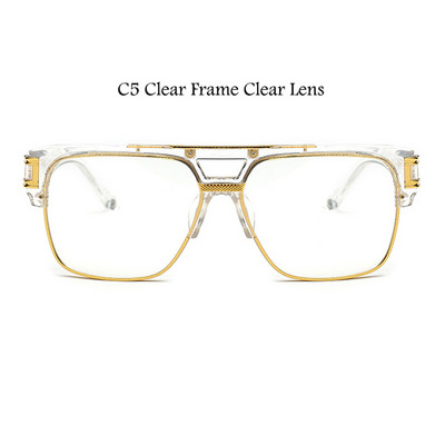 ALOZ MICC Brand Fashion Femei Ochelari Ramă Vintage Bărbați Ochelari supradimensionați cu lentile transparente Ochelari de vedere Bărbați Rame Ochelari de acetat Q15