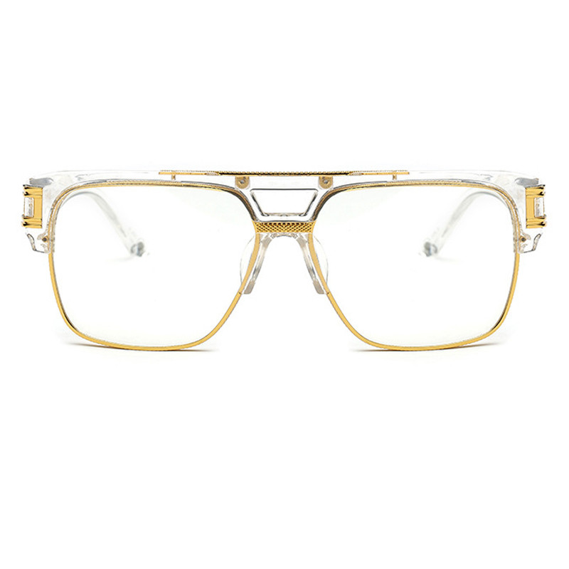 ALOZ MICC Brand Fashion Σκελετός Γυναικεία γυαλιά Vintage Ανδρικά Oversize Γυαλιά Clear Lens Ανδρικά γυαλιά Σκελετοί Γυαλιά Acetate Q15