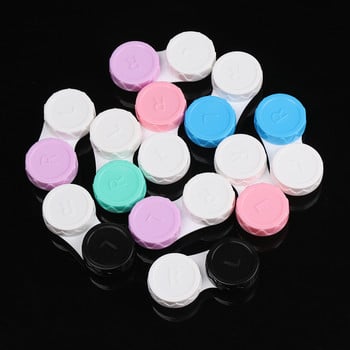 Κουτί φακών επαφής Mini 20PCS Φορητό Candy Color Case φακών επαφής Θήκη κιτ ταξιδιού Δοχείο Ταξιδιωτικά αξεσουάρ Χονδρική