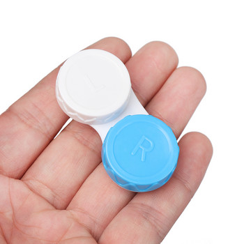 20PCS Кутия за мини контактни лещи Преносим калъф за контактни лещи в цвят бонбон Контейнер Държач за комплект за пътуване Аксесоари за пътуване на едро