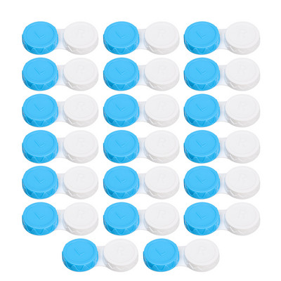 20PCS Mini Kutija za kontaktne leće Prijenosna kutija za kontaktne leće u boji slatkiša Držač za komplet za putovanje Spremnik Dodaci za putovanja Veleprodaja