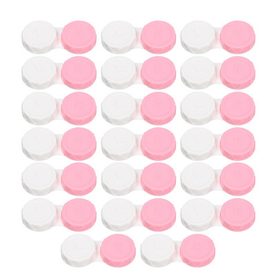 20PCS Mini Kutija za kontaktne leće Prijenosna kutija za kontaktne leće u boji slatkiša Držač za komplet za putovanje Spremnik Dodaci za putovanja Veleprodaja
