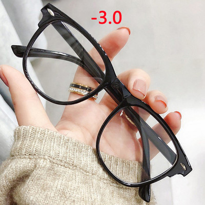 1 -1,5-2-2,5-3-3,5-4Vintage Leopard naočale za kratkovidnost Žene Muškarci Prozirne dioptrije za kratkovidne naočale Računalne naočale