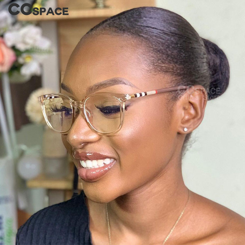 47892 Anti Blue TR90 Cat Eye Luksuzni okviri za naočale Muškarci Žene Stilovi u trendu UV400 Optičke modne računalne naočale