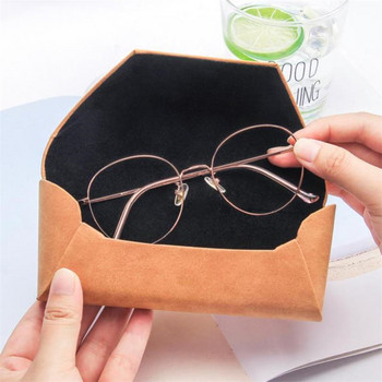 Нова модна калъфка за слънчеви очила от PU кожа за жени Мъжки очила Преносима мека торбичка за очила Чанта Аксесоари Кутия за очила
