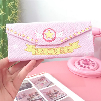 Rožinis mielas kūrybingas asmenybes nešiojamas sulankstomas trikampis akinių dėklas Unisex laikiklis nešiojimo dėžutė akinių priedai