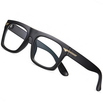 SO&EI Retro Square Clear Anti-Blu-Ray Eyewear TR90 Дамска рамка за очила Модни мъжки оптични рамки за очила Компютърни очила