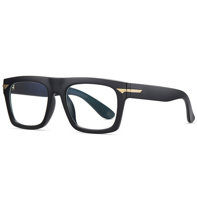 SO&EI Retro Square Clear Anti-Blu-Ray Eyewear TR90 Дамска рамка за очила Модни мъжки оптични рамки за очила Компютърни очила