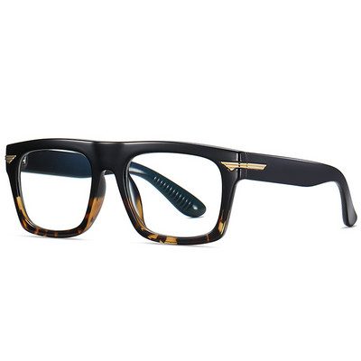 SO&EI Retro Square Clear Anti-Blu-Ray Eyewear TR90 Дамска рамка за очила Модни мъжки оптични рамки за очила Компютърни очила