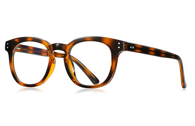 Swanwick acetatne naočale protiv plave svjetlosti za žene TR90 korejski retro kvadratni okvir za naočale za muškarce klasični sivi leopard