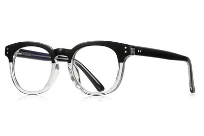 Swanwick acetatne naočale protiv plave svjetlosti za žene TR90 korejski retro kvadratni okvir za naočale za muškarce klasični sivi leopard