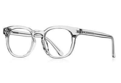 Swanwick acetatne naočale protiv plave svjetlosti za žene TR90 korejski retro kvadratni okvir za naočale za muškarce klasični sivi leopard