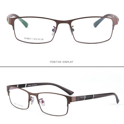 Reven Jate 8850 okvir za optičke naočale s poluobručom od legure sprijeda fleksibilne plastike TR-90 sljepoočnice za muške i ženske naočale