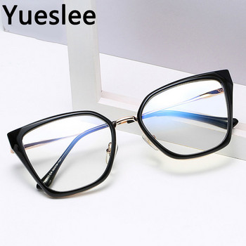 49767 Пластмасови титаниеви анти синя светлина Ретро квадратна рамка за очила Мъже Жени Оптични модни компютърни очила