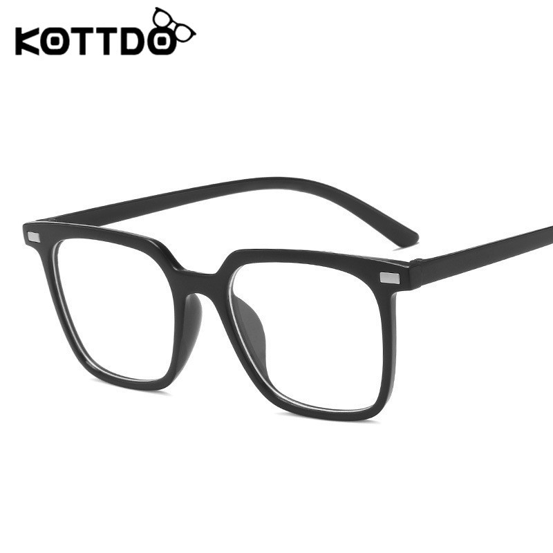 KOTTDO klasični četvrtasti anti-plavi okviri za naočale prozirni prozirni za muškarce Vintage plastični okviri za naočale za žene