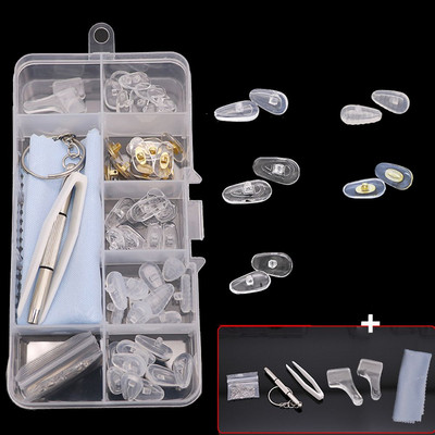 Naočale Silikonski jastučići za nos Alat za popravak optičkih naočala s odvijačem Pinceta Kukice za uši