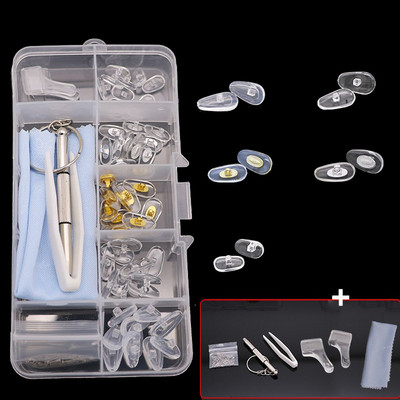 Naočale Silikonski jastučići za nos Alat za popravak optičkih naočala s odvijačem Pinceta Kukice za uši