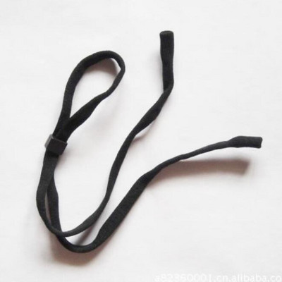 Állítható szemüvegrögzítő, Univerzális Fit Rope szemüvegrögzítő, Sport Unisex napszemüvegtartó pánt, 6 db-os készlet (fekete)